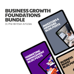 Business Growth Foundations Bundle — 31 Pre-Written Articles