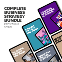 Complete Business Strategy Bundle — 50 Pre-Written Articles